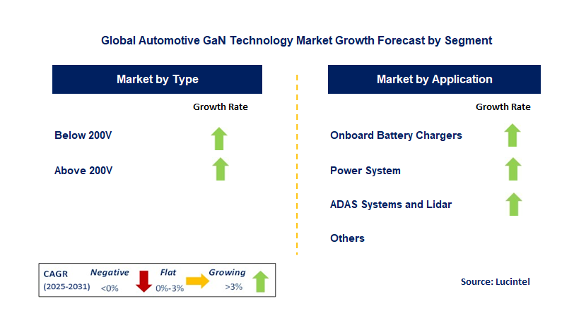 Automotive GaN Technology Market by Segment